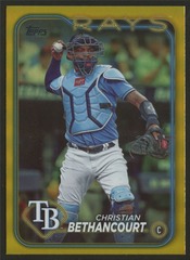 2024 Topps Series 1 Gold #96 Christian Bethancourt 0831/2024 Rays